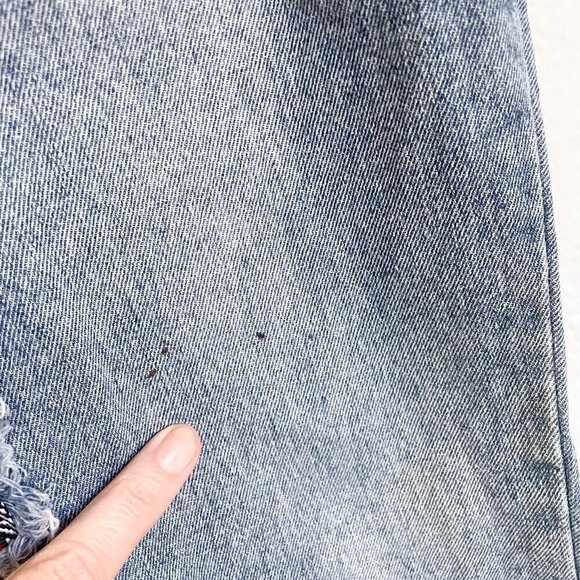 Cotton On High 90s high rise straight leg jeans with side stripes size 6 - Picture 4 of 10